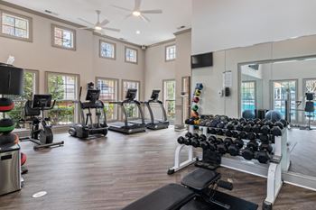 Modern fitness center